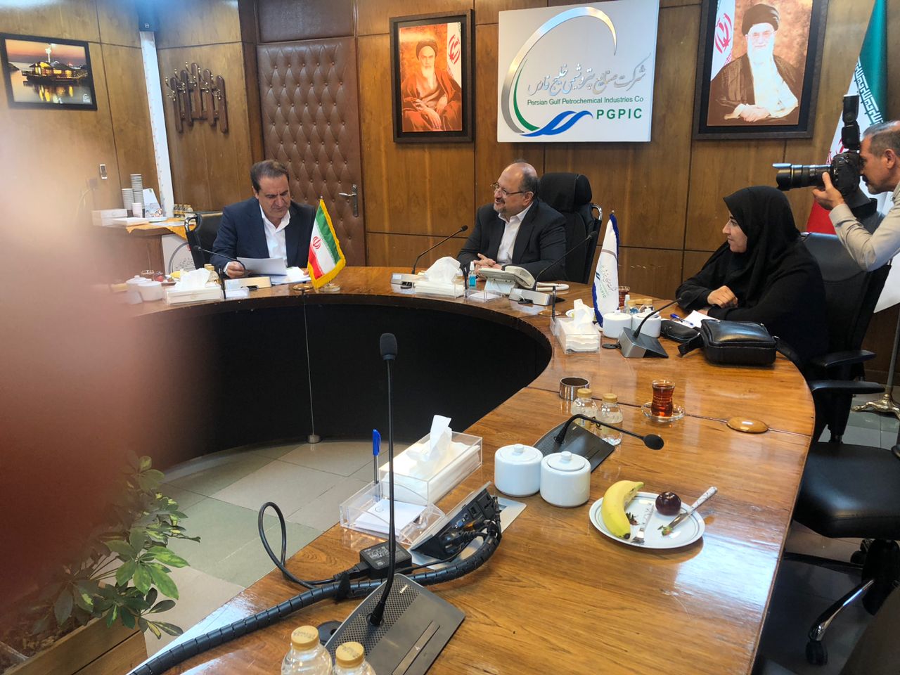 تنگ بیجار، پلیپروپیلن و کارگران ارغوانگستر؛ چهار محور اصلی دیدار فلاحی با رئیس هلدینگ خلیج فارس ایران