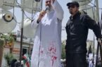 خروش عاشورایی کفن‌پوشان ایلام؛ طنین لبیک یا خامنه‌ای در زاگرس!
