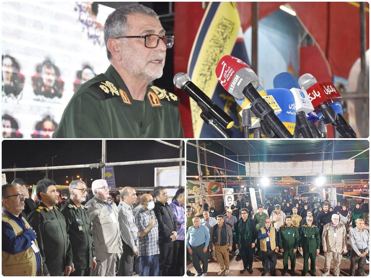 مدیریت جهادی سپاه ایلام در خدمت به زائران اربعین